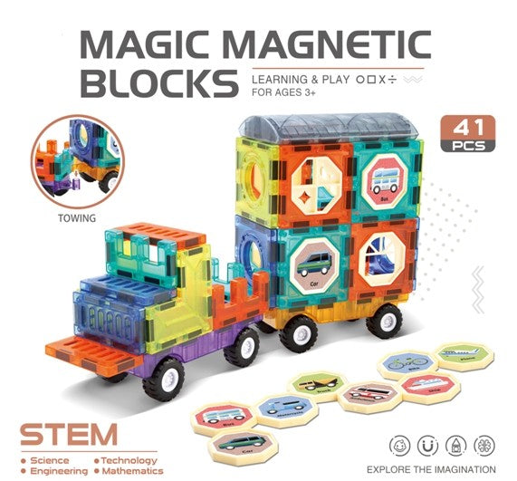 Magnetic Magic Blocks 41pcs
