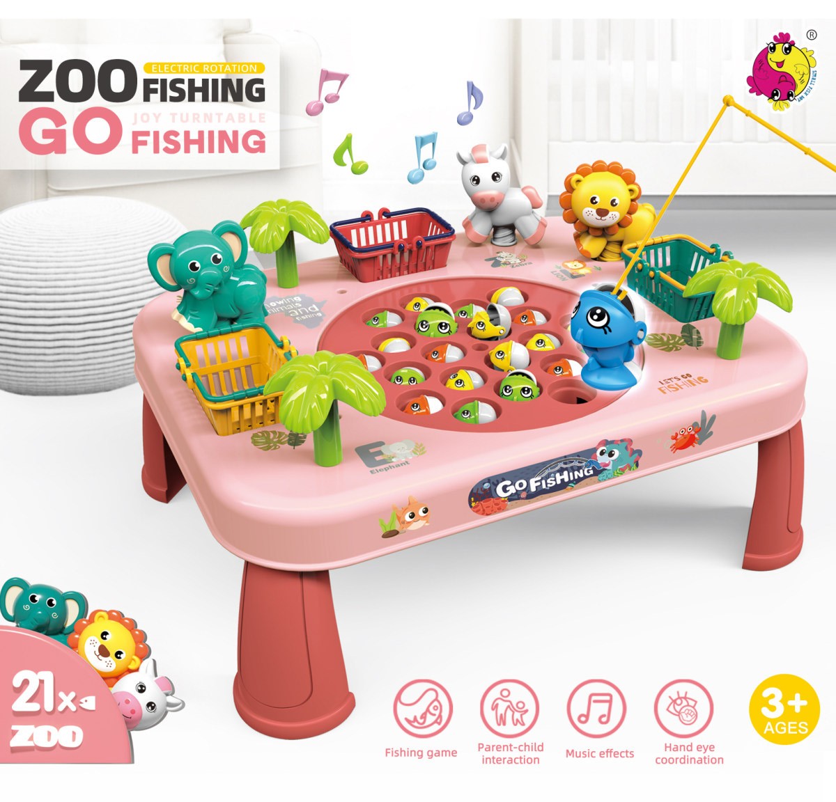 Music and Fishing Table