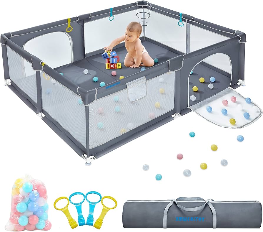 Baby safety playyard 198.1cm x 157.5cm x 66cm