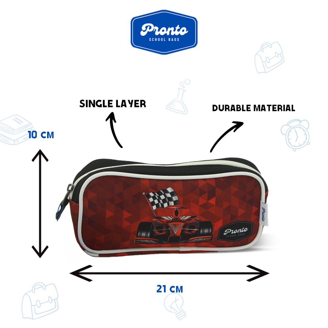 Pronto Racing Car Pencil Case 21 cm