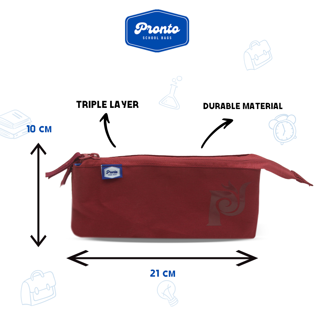 Pronto Triple Layer Pencil Case 21 cm