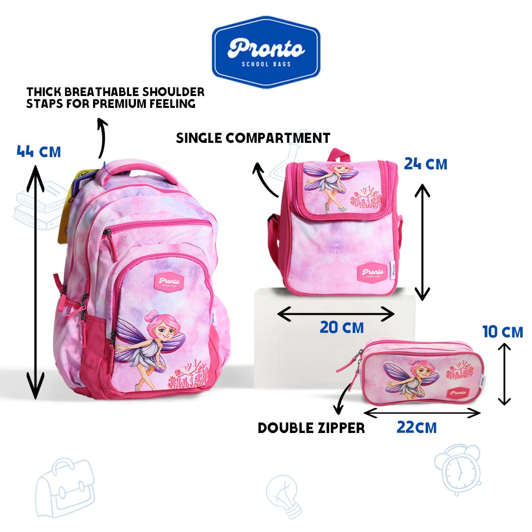 Pronto Fairy Backpack Set 17”