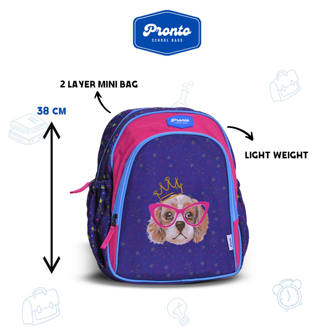 Pronto Puppy Princess Backpack 15"