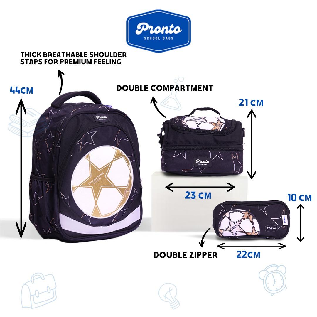Pronto Football Backpack Set 17”