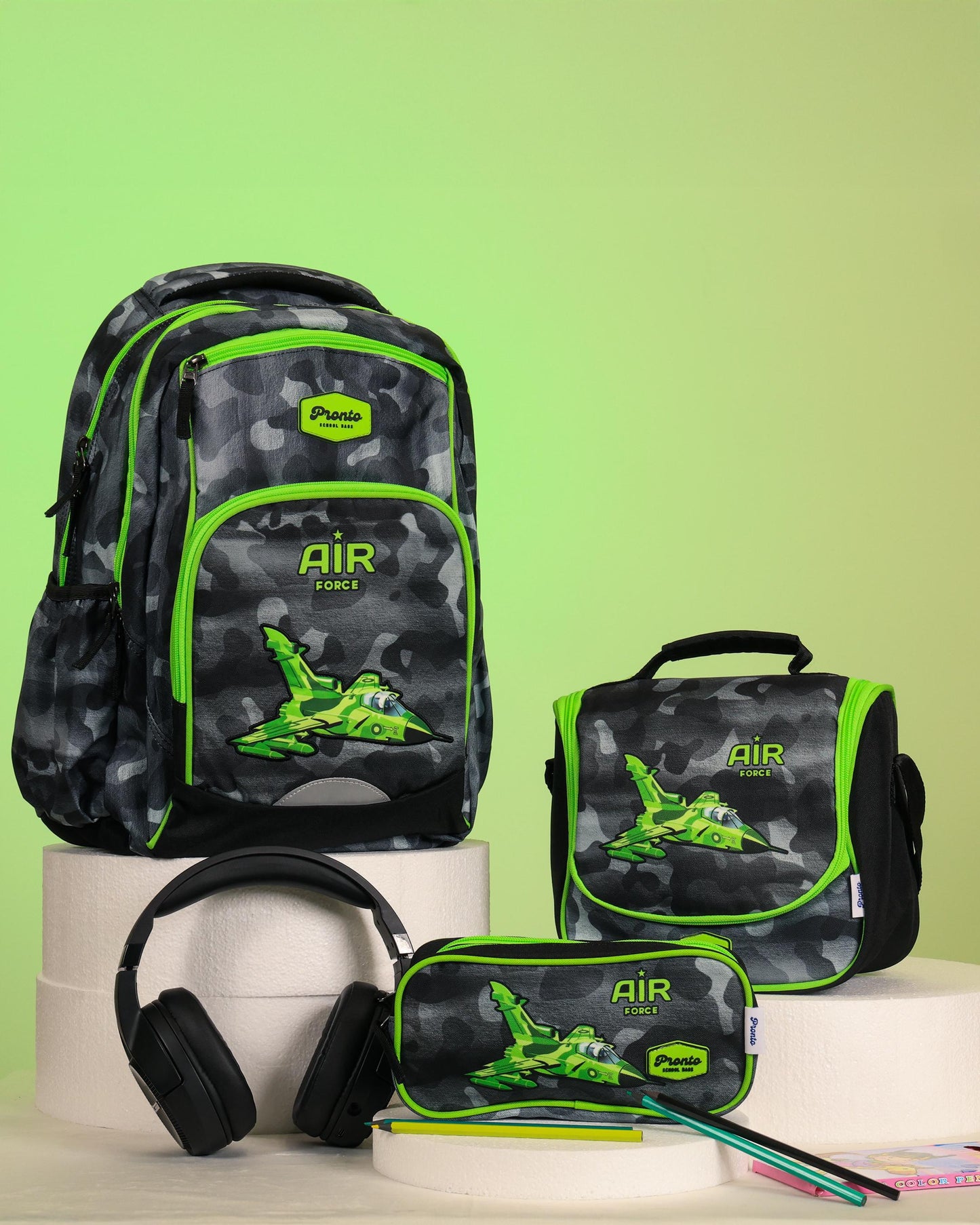 Pronto Air Force 3-in-1 School Set 18”