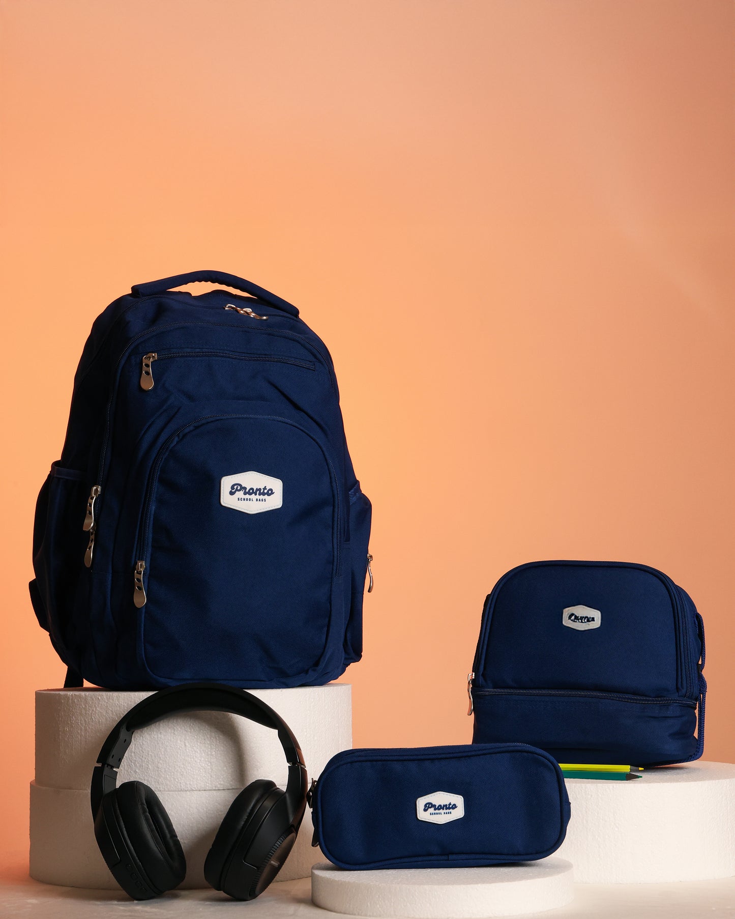 Pronto Midnight Blue 3-in-1 School Set 18"