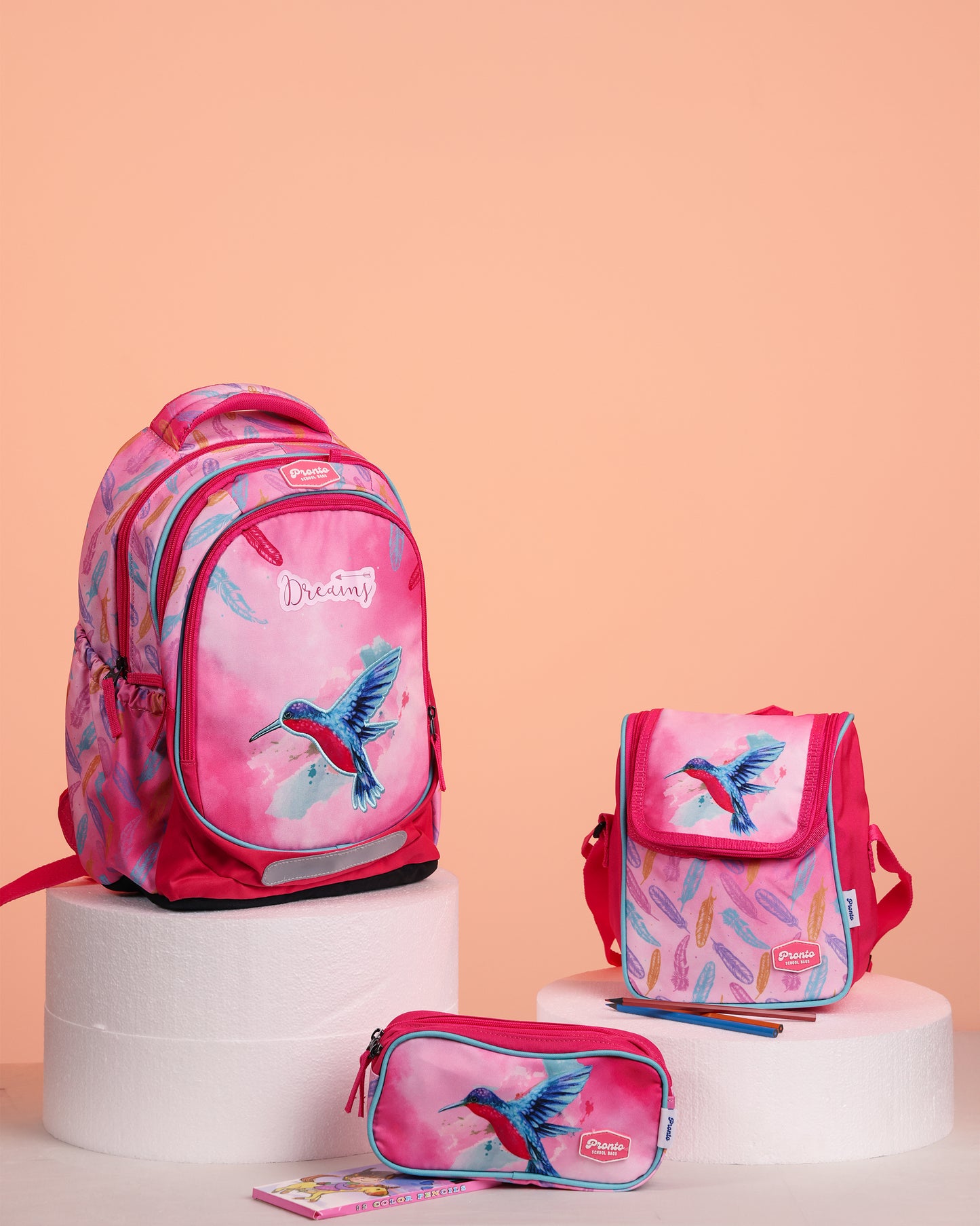 Pronto Hummingbird 3-in-1 School Set 17”