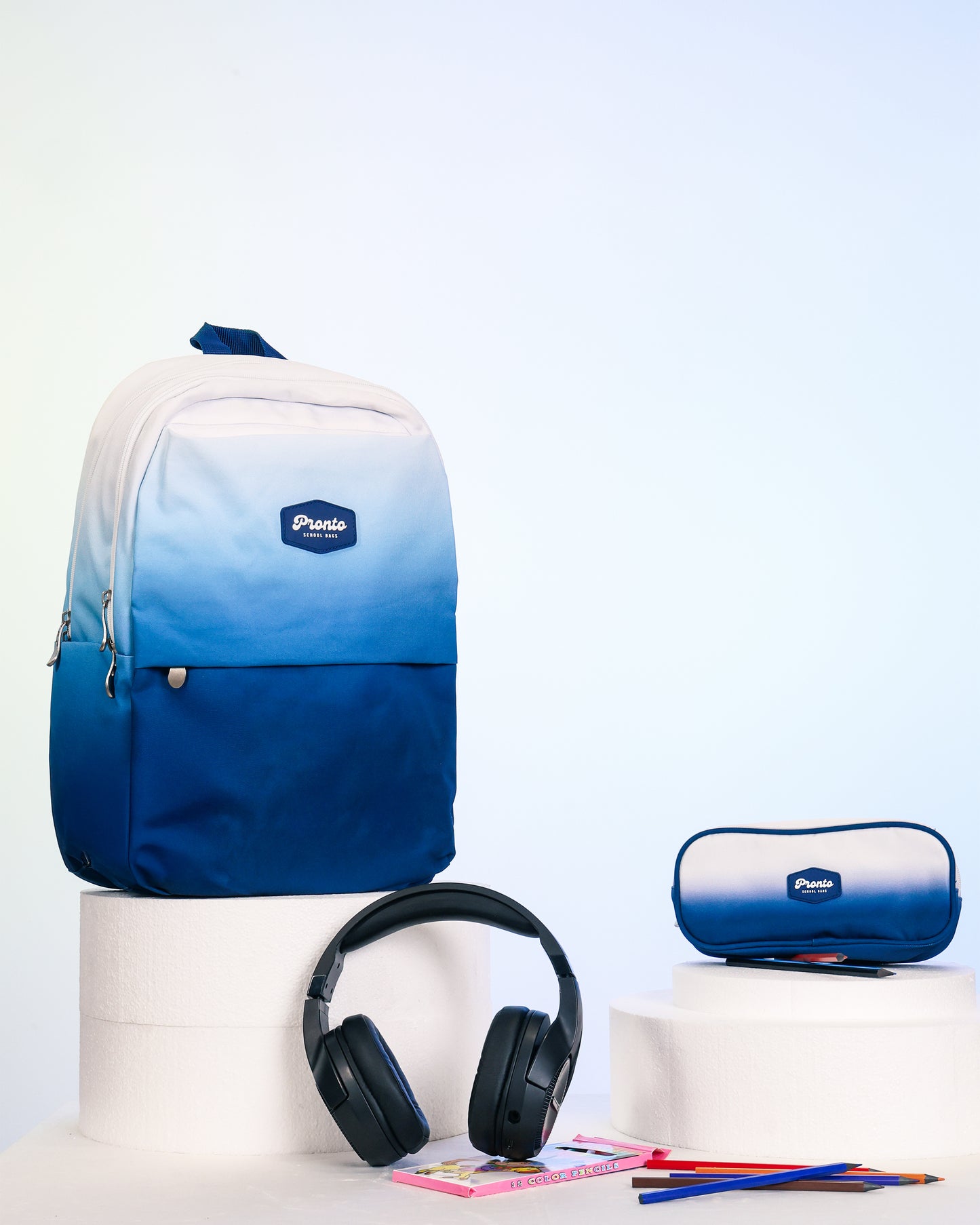 Pronto Ocean Fade Backpack Set 18"
