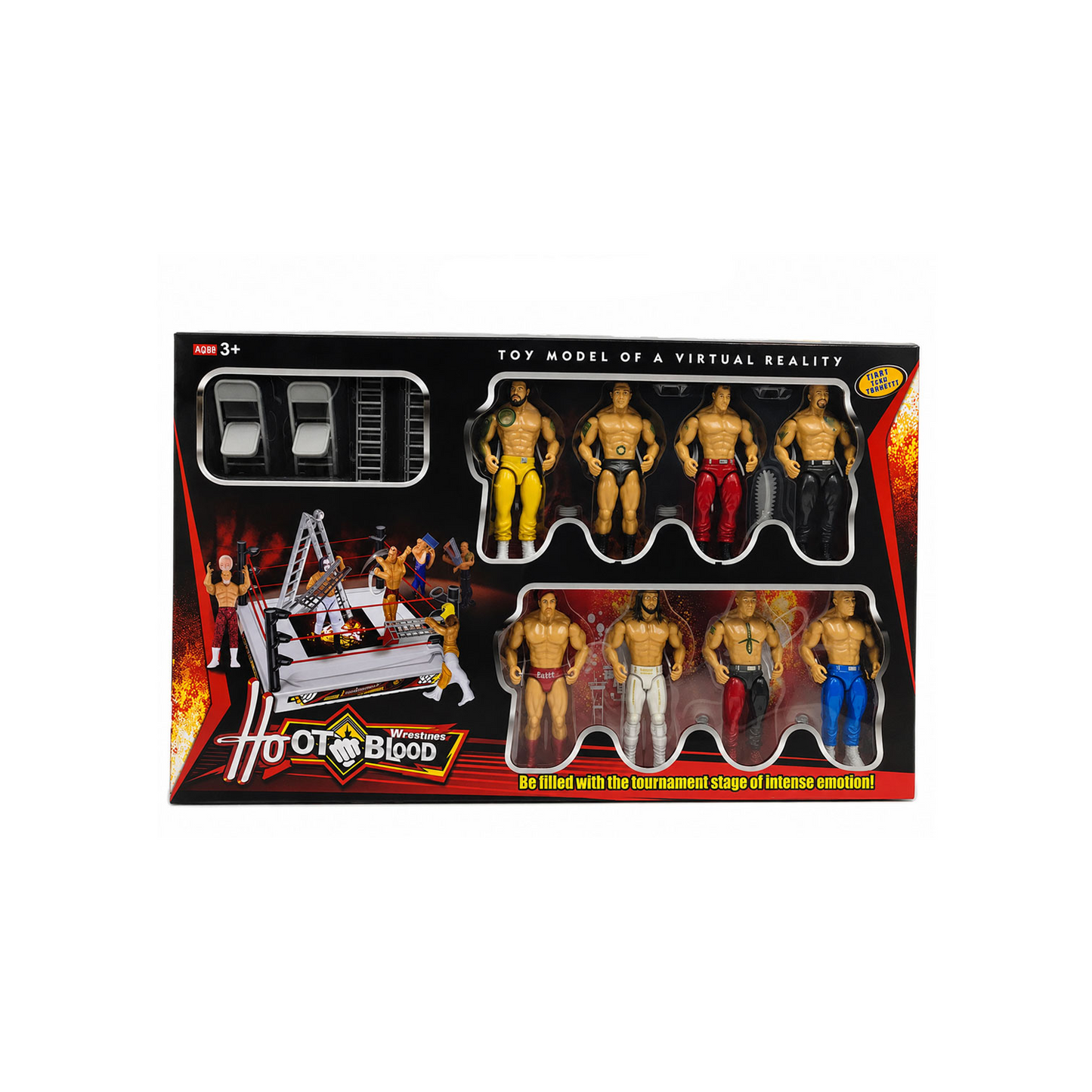 Large wrestling set in a box