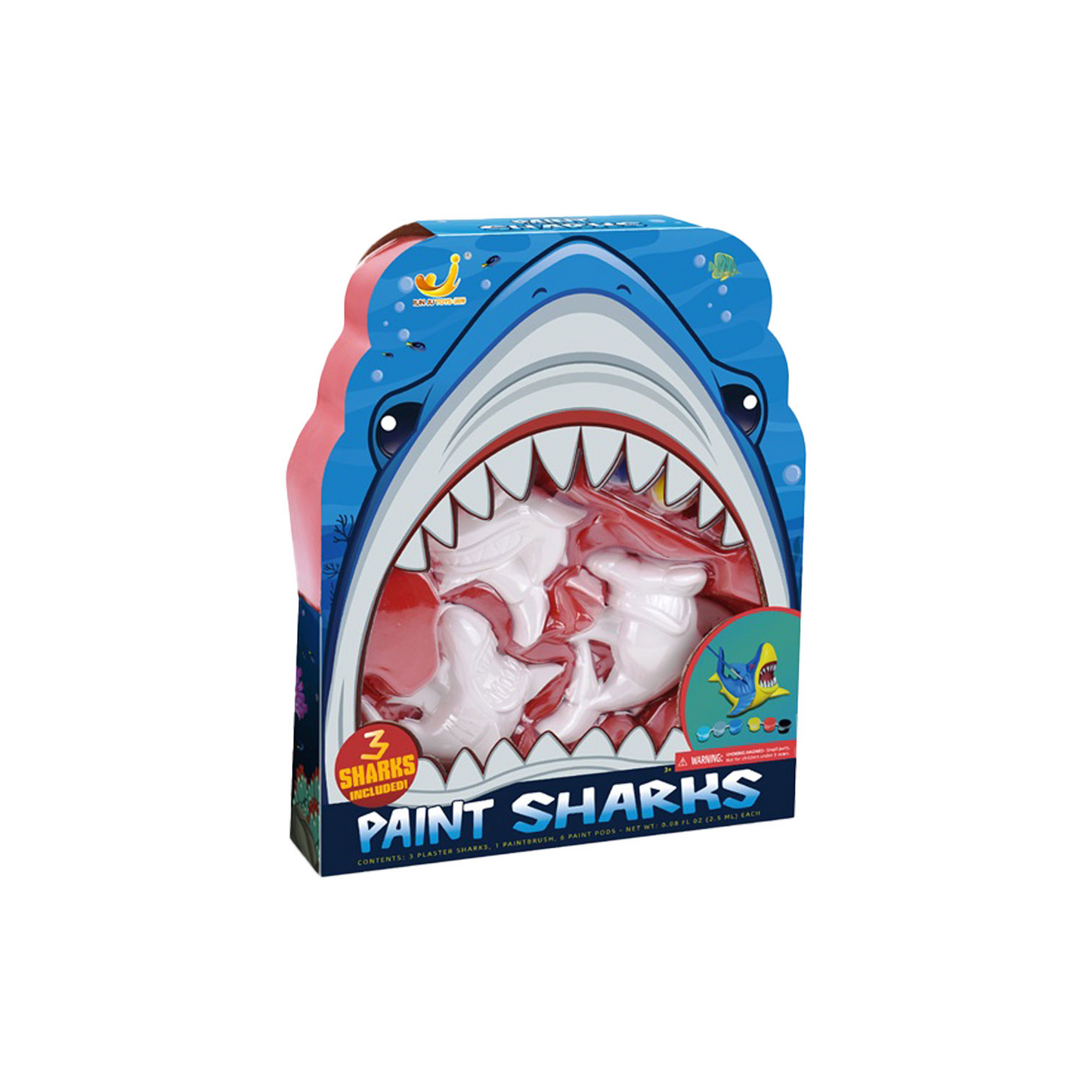 SHARK coloring kit boxed