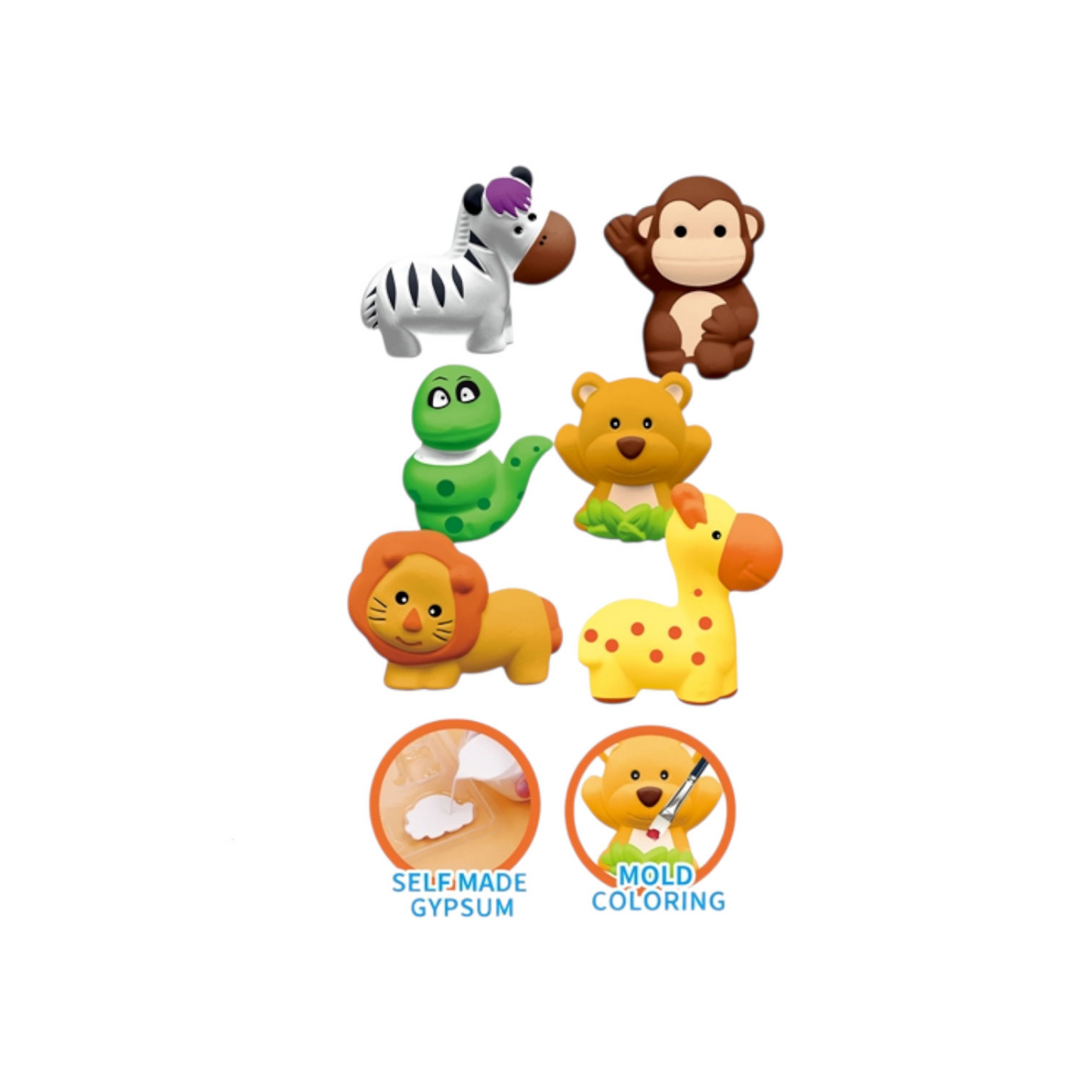 Coloring animals in a box
