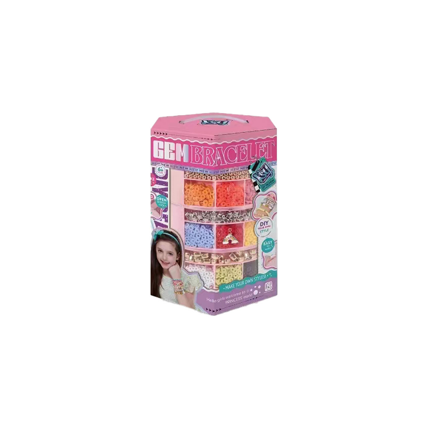 Slander beads rested in a box