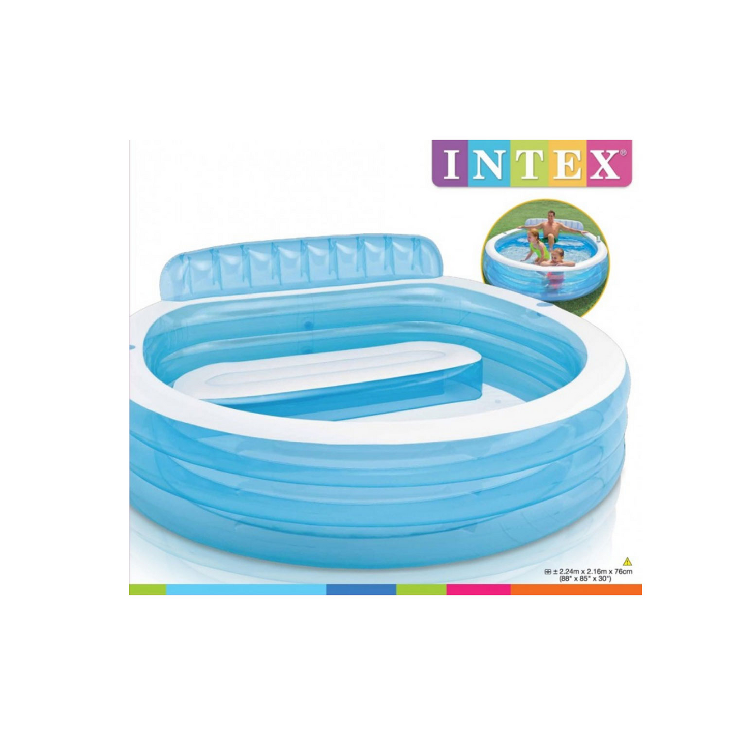 INTEX SWIM CENTER FAMILY 229*218*79