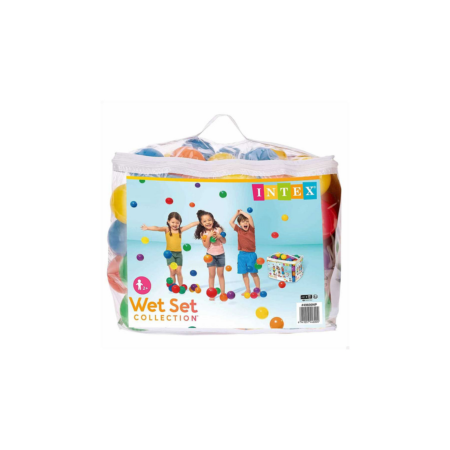 INTEX Colorful Balls *100 In Bag 8 cm