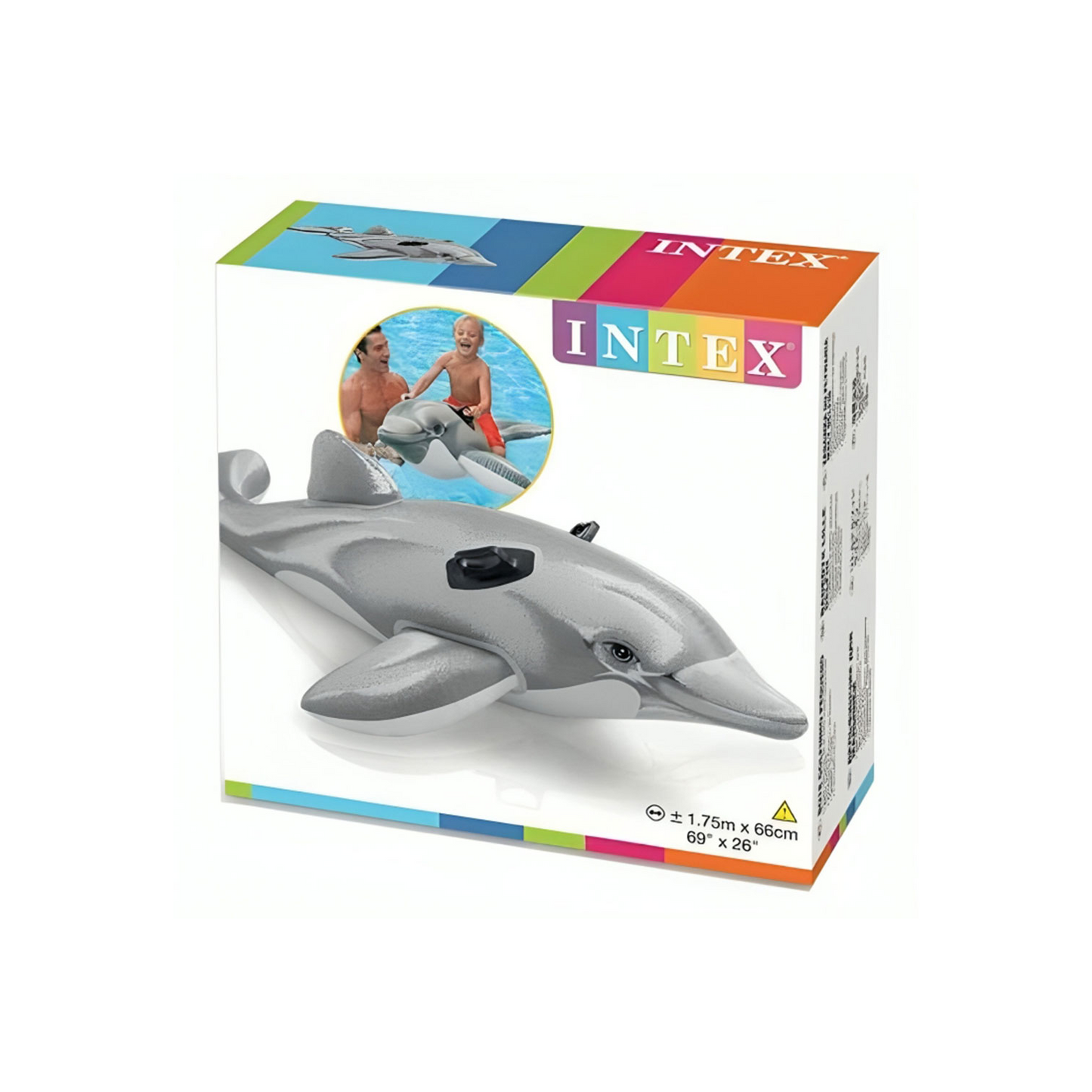 INTEX Blue Inflatable Dolphin 175*66