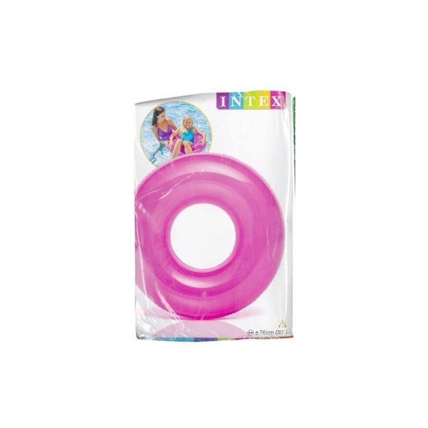 INTEX Swim Ring 76 cm Transparent Bagged