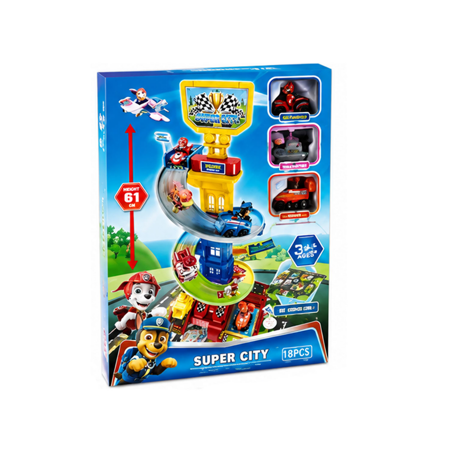 Paw Patrol long garage boxed