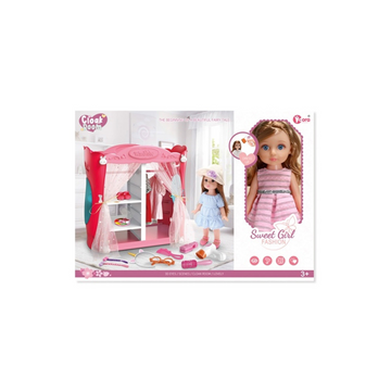 Girl with a large closet boxed