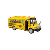 Yellow bus with light and musical in a box