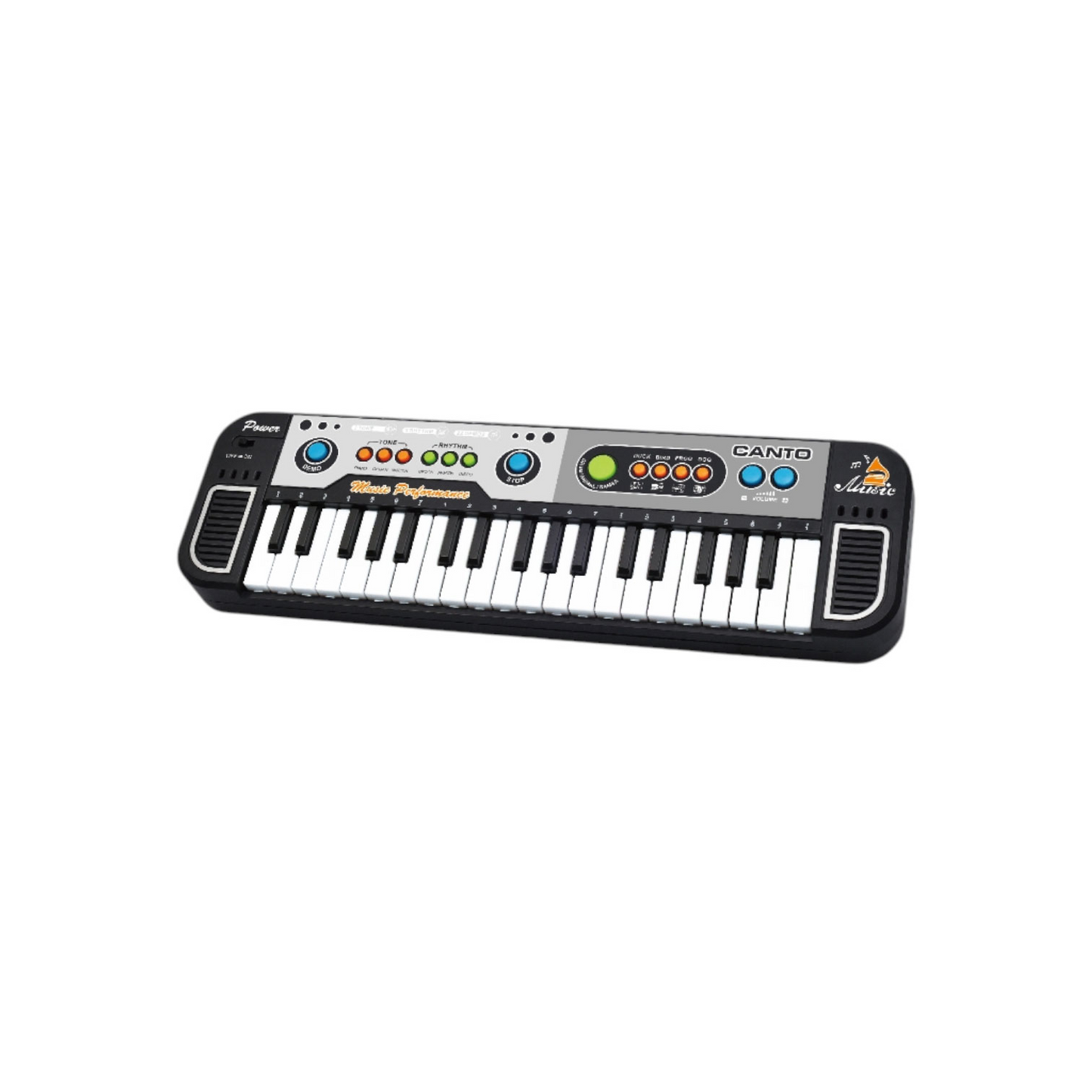 37 key piano boxed