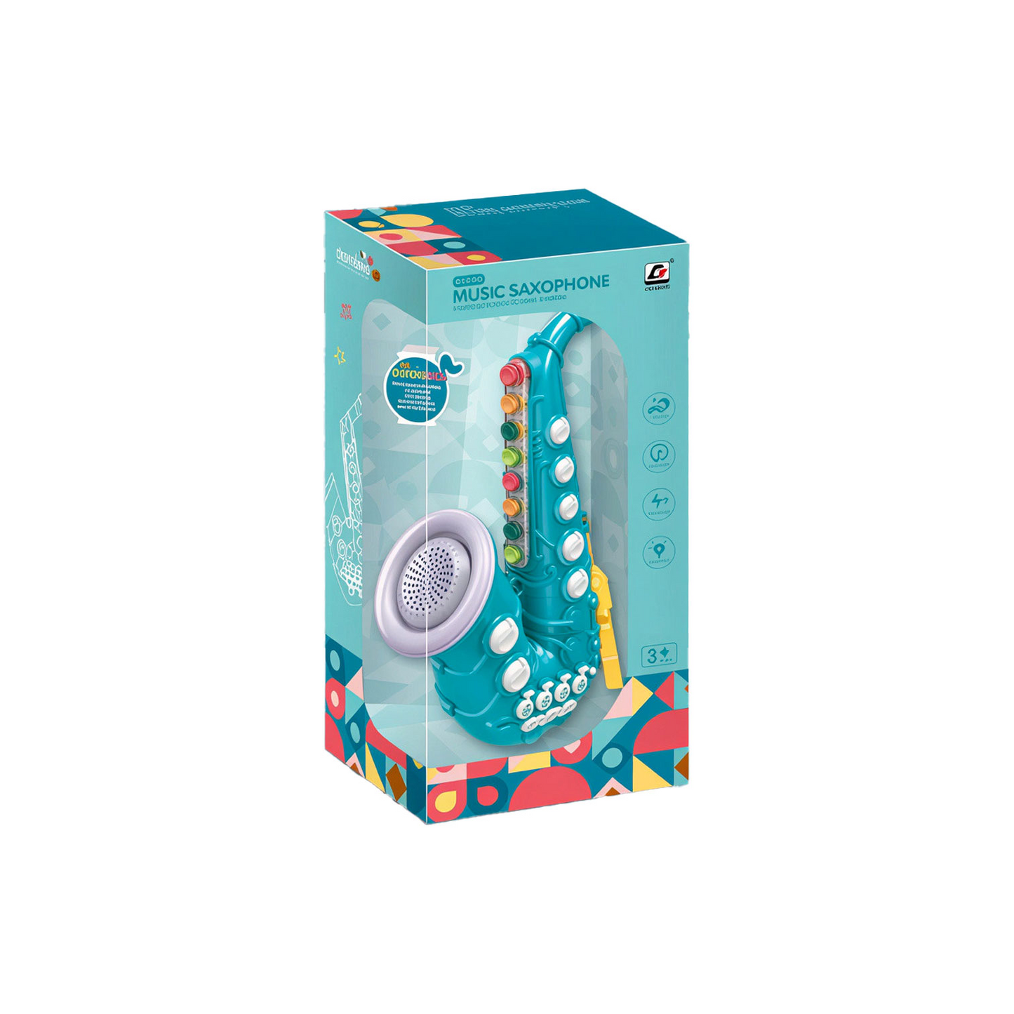 Boys saxophone boxed