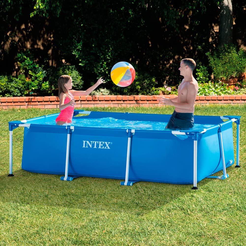 INTEX Rectangular Metal Frame Pool 260x160x65cm