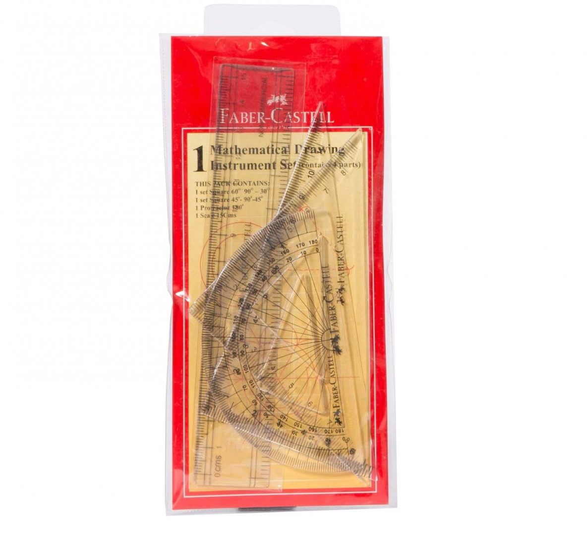 FBC plastic wallet geometric set