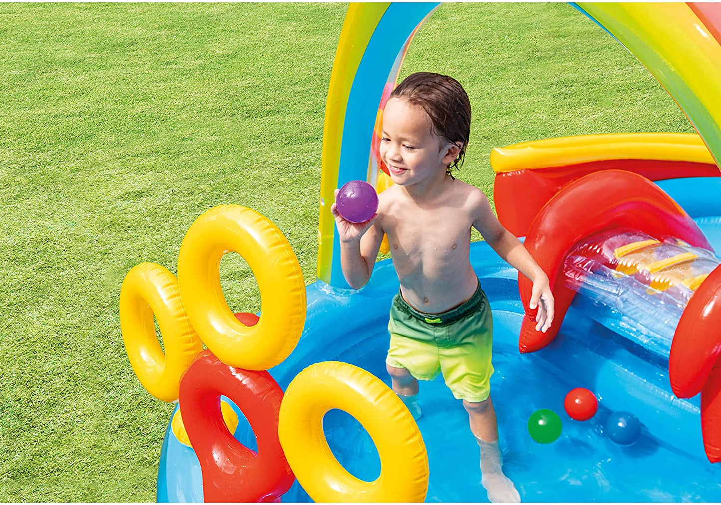 INTEX Rainbow Ring Inflatable play center