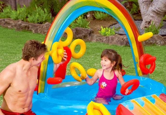 INTEX Rainbow Ring Inflatable play center