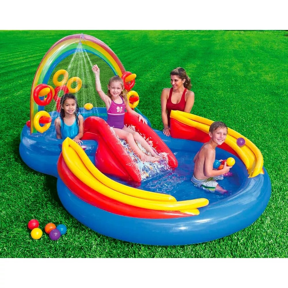 INTEX Rainbow Ring Inflatable play center