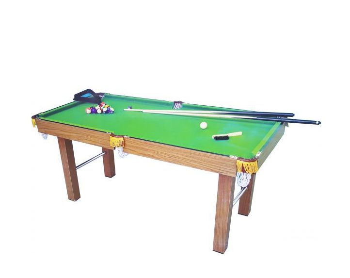 Big wooden pool table