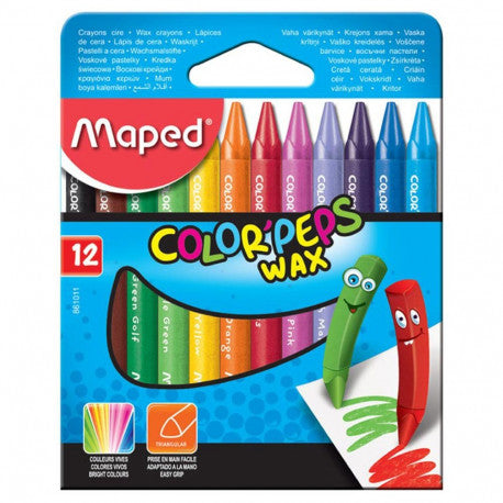 Maped wax color peps x12