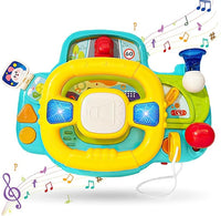 Baby simulation steering wheel