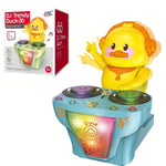 Funny dancing duck DJ