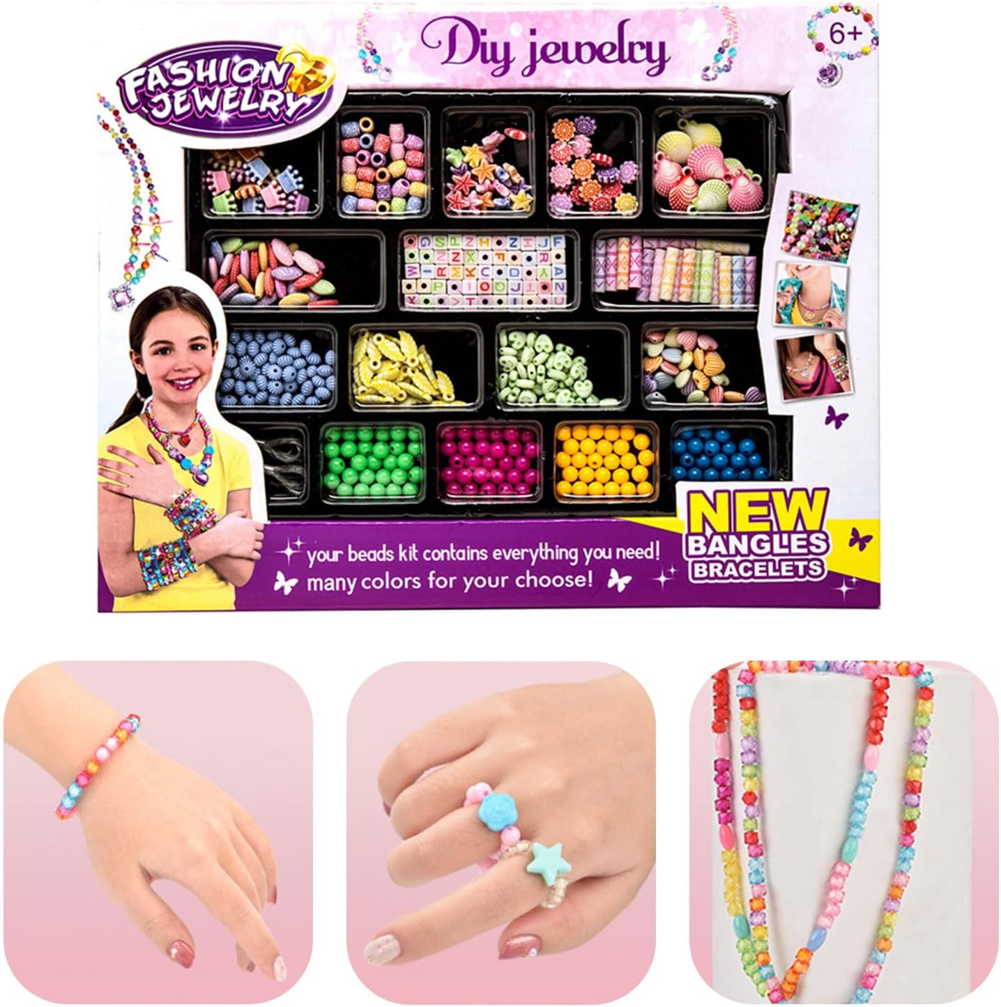 DIY Beads jewelry set