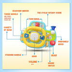 Baby simulation steering wheel