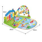 Baby piano play mat
