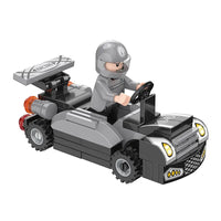 Mini building block cars