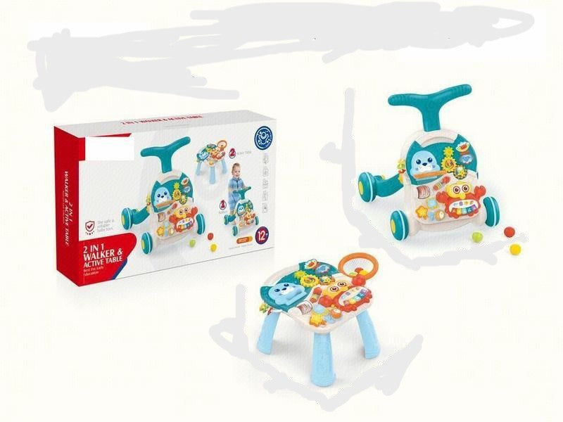 2 In 1 Walker and Learning Table