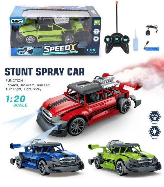 Stunt Car with Smoke Spray