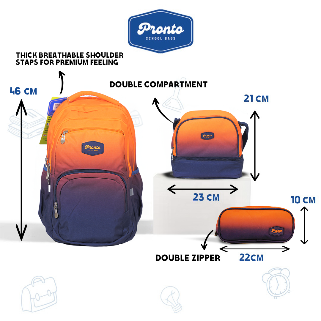 Pronto Ombre Backpack Set 18"