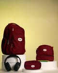 Pronto Burgundy Classic 3-in-1 School Set 18