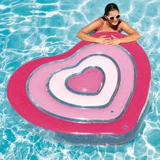 INTEX Heart Float Mattress