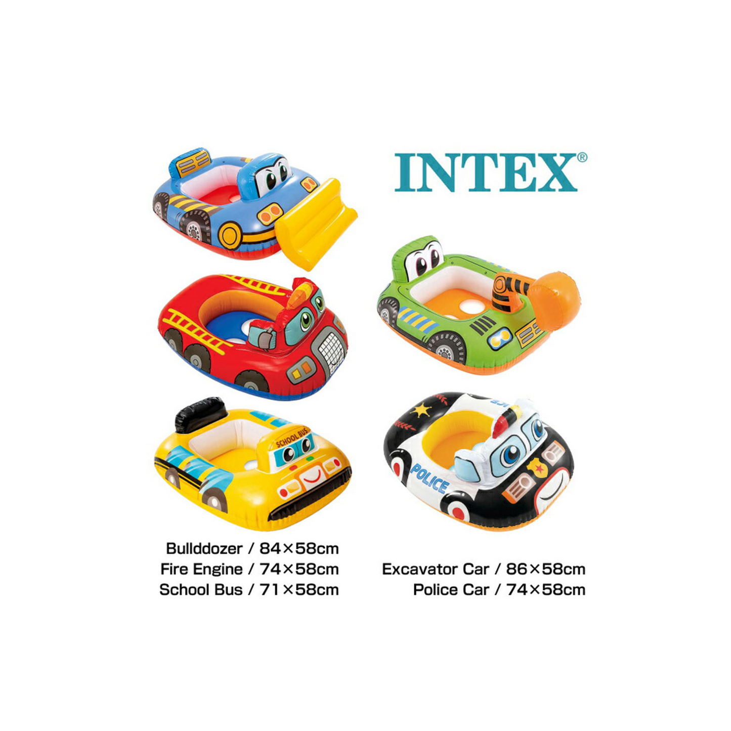INTEX Assorted Airplane Baby Float Bagged
