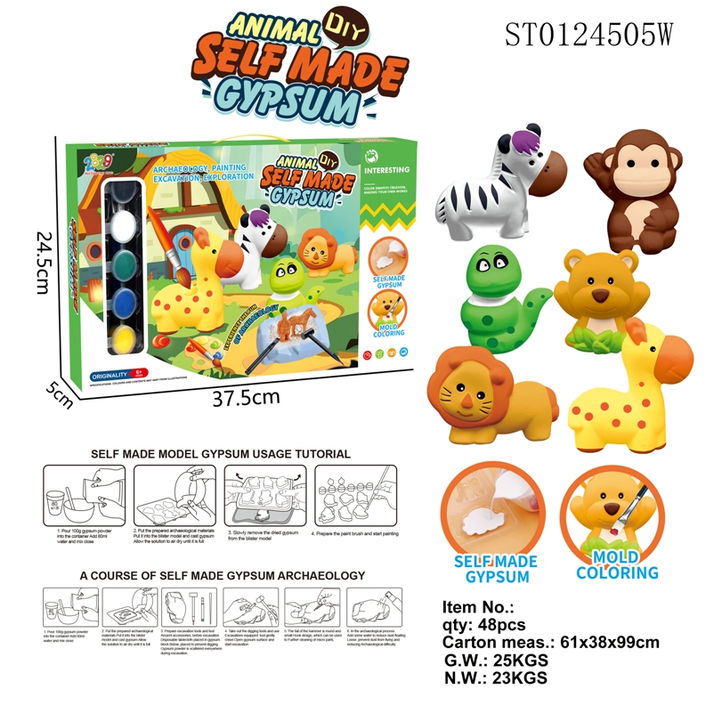 Coloring animals in a box