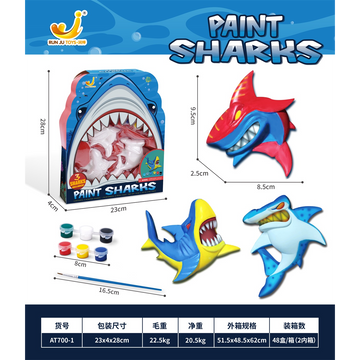 SHARK coloring kit boxed
