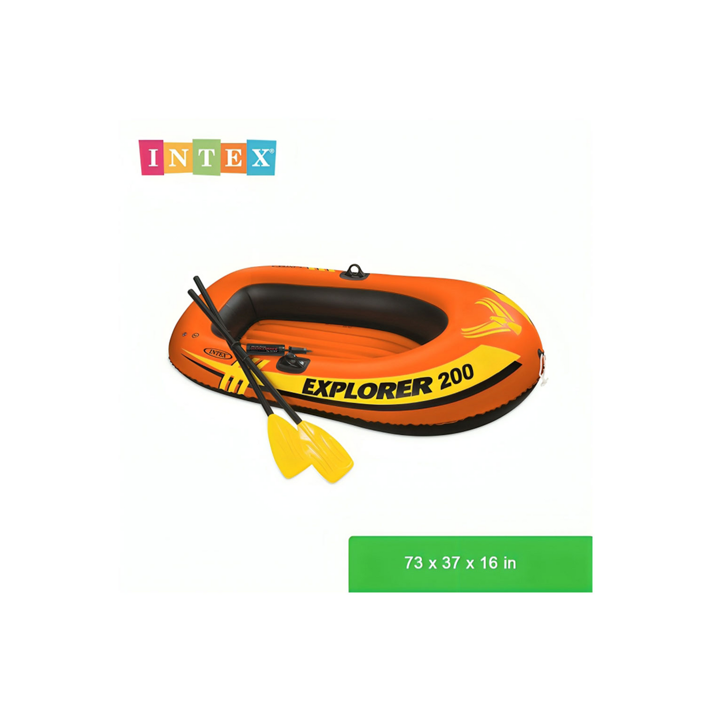INTEX 198*117 2-Person Boat With Oars