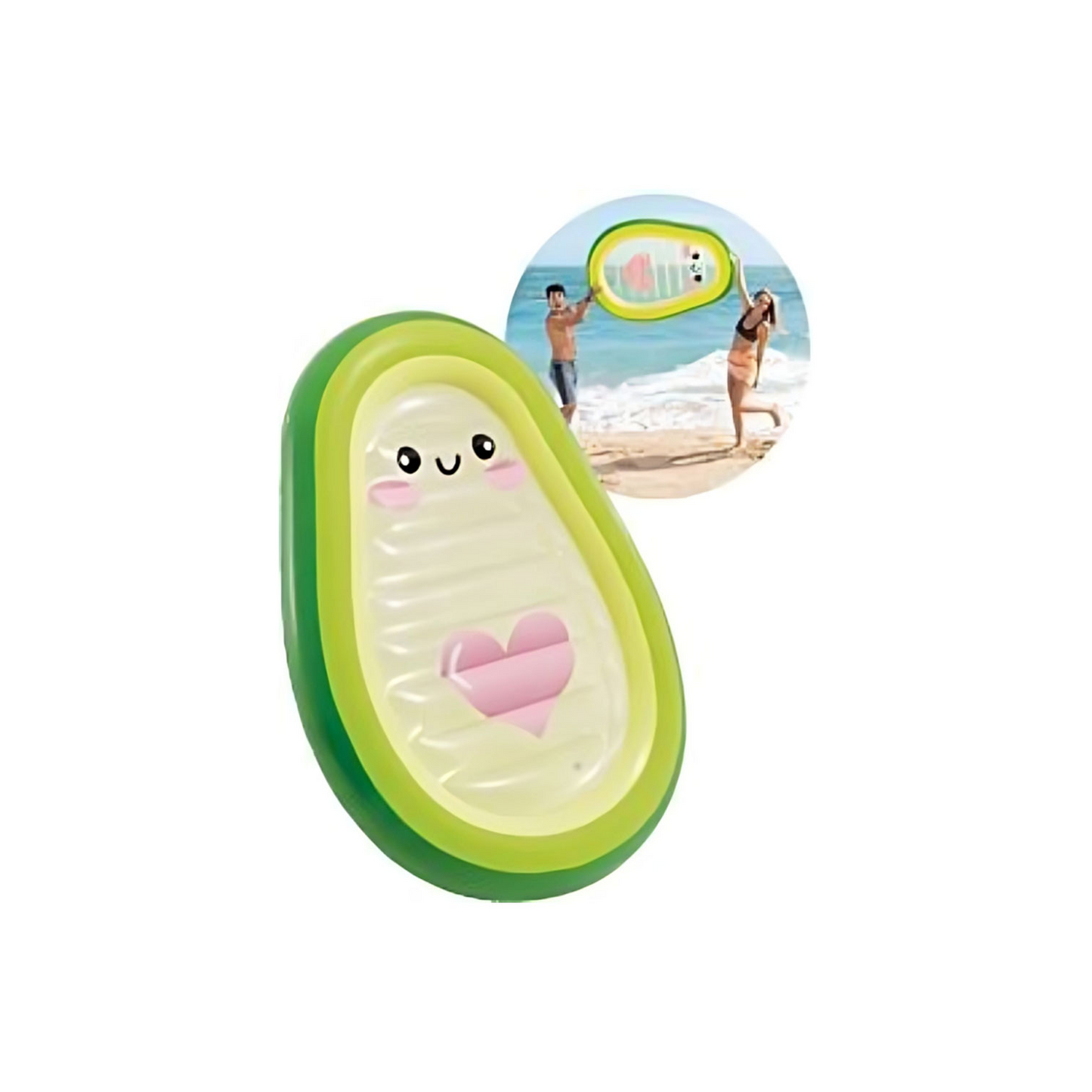 INTEX Avocado Float Mattress 165*114*23