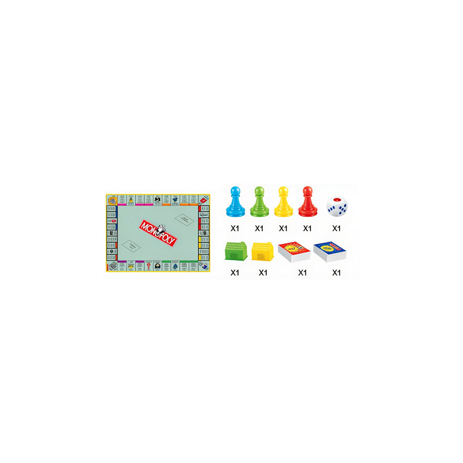 Large Monopoly Rug, Box/12