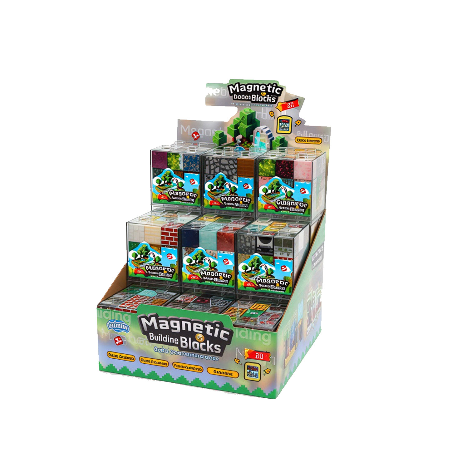 NET Magnetic building set 27 pieces/18 in a box